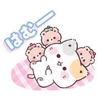 TOKUDOME_illust ねこ 猫 可愛い くま Sticker