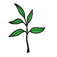 Vegan Spring Sticker by SILBERWEISS