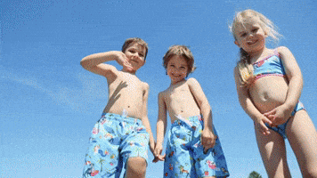 Bunte Kinderbademode by BABAUBA