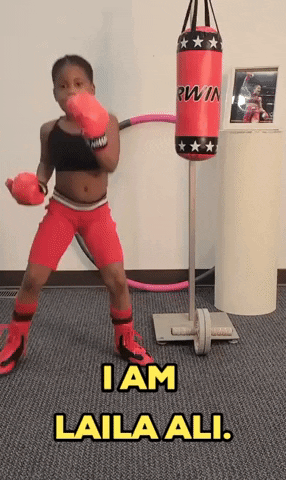 Laila Ali Boxing GIF by Storyful