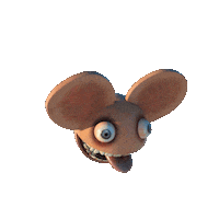 Dog 3D Sticker by deadmau5