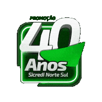 sicredinortesul0720 sicredi norte sul 40 anos sicredi norte sul norte sul 40 anos Sticker