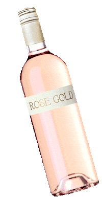 RoseGoldWine wine rose drinks dallas Sticker