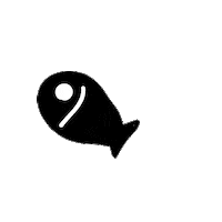 dayandnight_ fish hari day and night Sticker