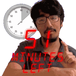 Fifty One Minutes Sticker