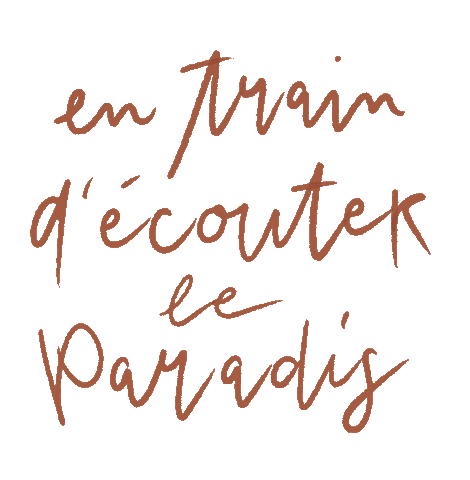 Calligraphy Paradise Sticker