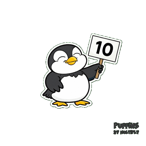 Hype Wow Sticker by Puffins