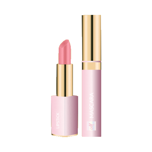 Pink Lipstick Beauty Sticker