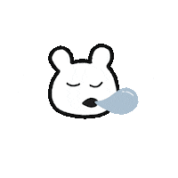 monobstudio new bear ready fresh Sticker