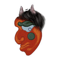 11m1_ari mask hannya elmonari Sticker
