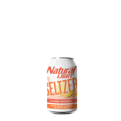 Natural-Light-Beer party summer beer drinks Sticker