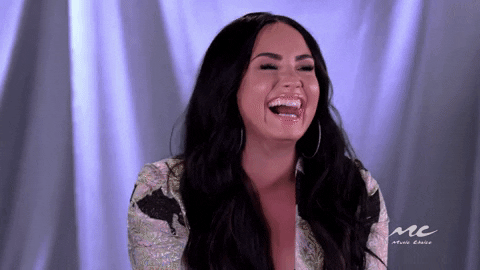 Happy Demi Lovato GIF by Music Choice