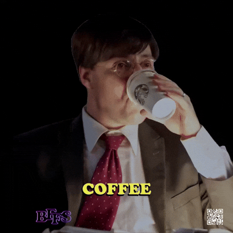 Best Friends Starbucks GIF by Marcel Katz / The Art Plug