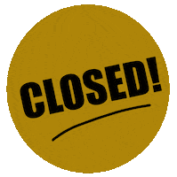 Closed Sticker by Goodman