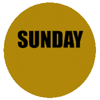Sunday Sticker by Goodman