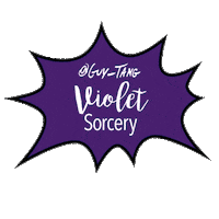 Super Power Violet Sticker by Guy Tang
