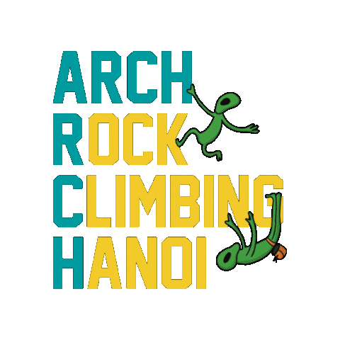 Bouldering Sticker by ARCH Rock Climbing Hanoi