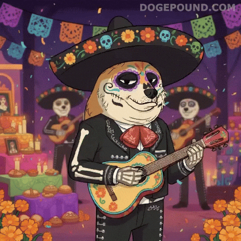 Day Of The Dead Singing GIF by Doge Pound