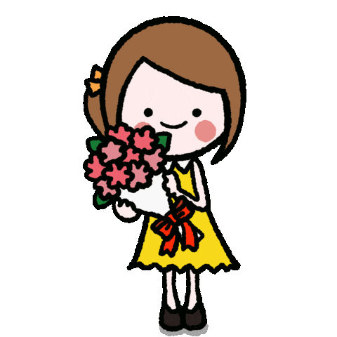 Girl 花 Sticker by おちょう