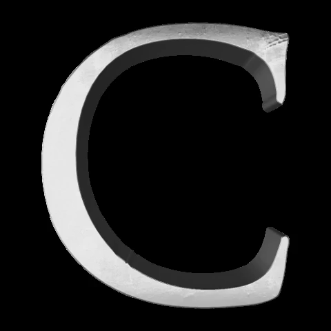 Cernucci logo spinning c jewellery GIF