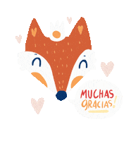 Fox King Sticker by Maria Jose Da Luz
