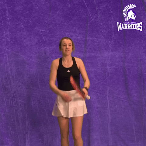 Tennis Warriors GIF by WinonaStateATH