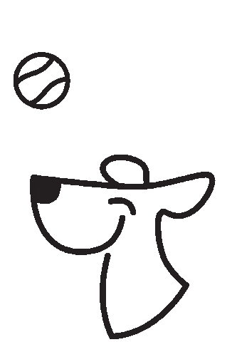 Happy Dog Sticker by VOFFii