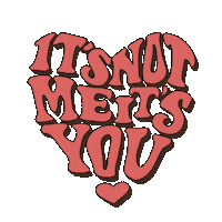 70S Love Sticker