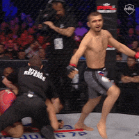 pflmma happy win mma espn GIF