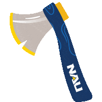 Northern Arizona University Nauflagstaff Sticker by NAU Social