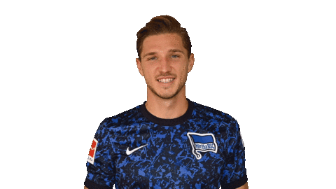 Niklas Stark Facepalm Sticker by Hertha BSC