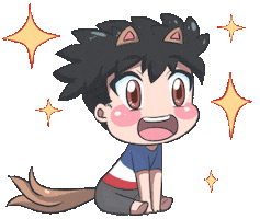 Happy Dog Sticker by Jin
