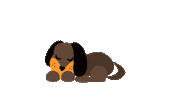 Tired Dog Sticker by Positive Programming