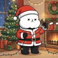 Merry Christmas GIF by Kanpai Pandas