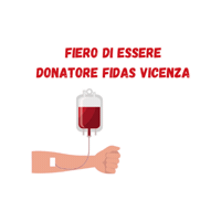 Donate Blood Sticker by Fidas Vicenza ODV