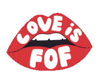 friendsoffashion love kiss lips fof Sticker