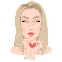 In Love Kiss Sticker