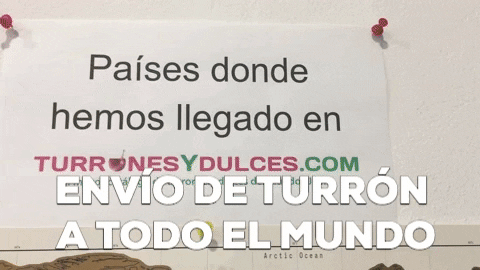 turronesydulces giphygifmaker turronesydulces enviar turrón envío turrón al extranjero GIF