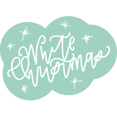 white christmas Sticker by DeBrosse