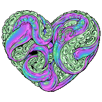 Heart Beat Art Sticker