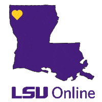 Louisiana Shreveport Sticker by LSU Online