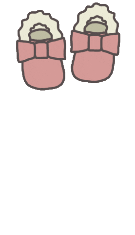 Baby Steps Slippers Sticker by My Baby Factory
