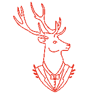 eastenderzlondon deer stag eastenderz Sticker