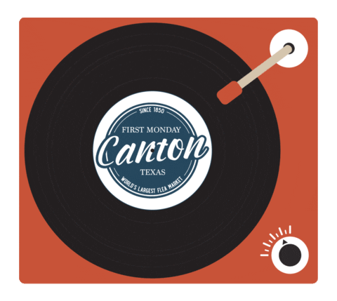 Record Player Shop Sticker by firstmondaycanton