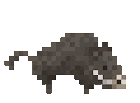 dillondesignsart gaming pixelart animal walk Sticker