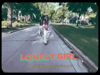 Lonely Girl Skating GIF by Cosmica Artists