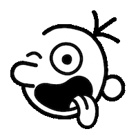 diary of a wimpy kid wink Sticker
