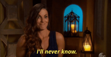 i'll never know season 21 GIF by The Bachelor