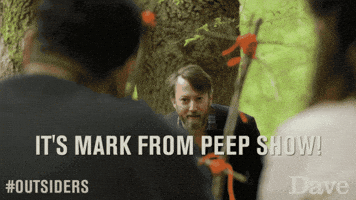 David Mitchell Outsiders GIF