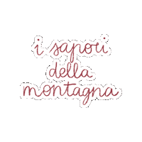 ottosuperstudio mountain flavors montagna sapori Sticker